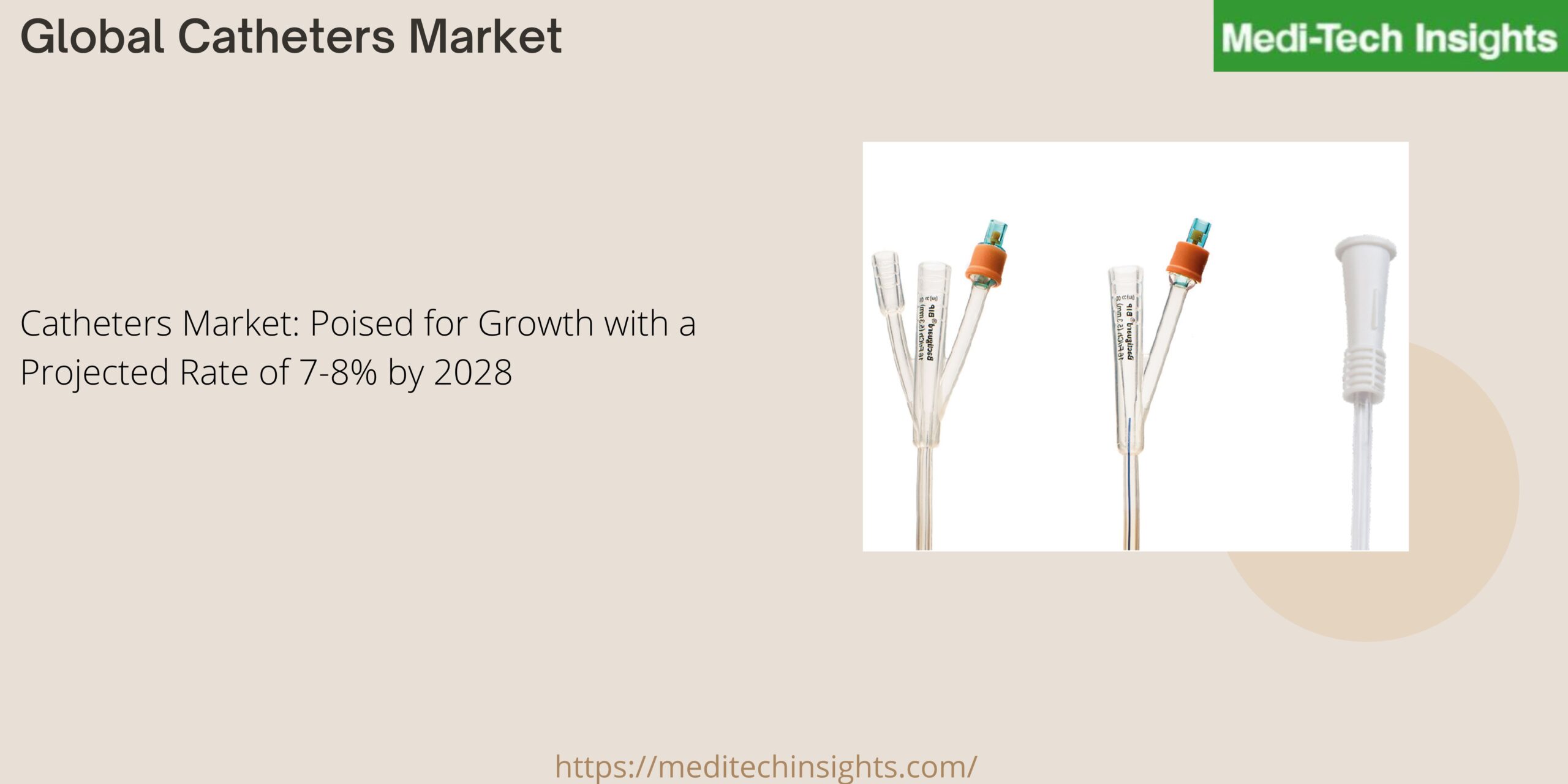 Catheters Market is expected to witness a growth rate of 7-8% by 2028